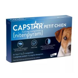 Elanco Capstar petit chien 11.4mg 6 comprimés