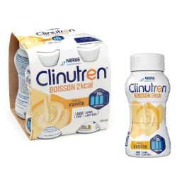 Clinutren HP/HC+ boisson 2 kcal saveur vanille 4 x 200 ml