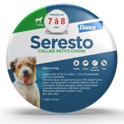 Elanco Seresto collier petits chiens longue durée de 7 à 8 mois