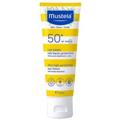 Mustela lait solaire très haute protection bébé-enfant-famille SPF50+ 40 ml