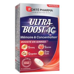 Forté Pharma ultra boost 4G mémoire & concentration Ginseng Ginkgo 15 comprimés