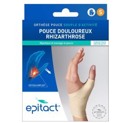 Epitact Orthèse souple Pouce Gauche taille S Rhizarthrose 1 unité