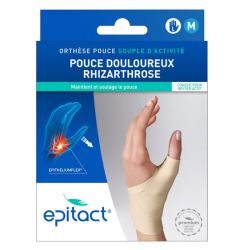 Epitact Orthèse souple Pouce Gauche taille M Rhizarthrose 1 unité