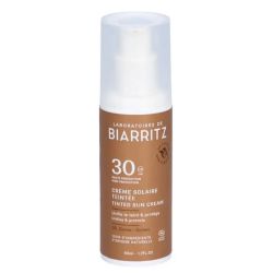 Laboratoires de Biarritz Solaires crème visage teintée SPF30 Bio effet bonne mine 50ml