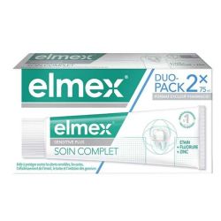 Elmex Sensitive Plus dentifrice soin complet 2x75ml