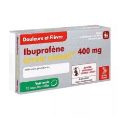 Ibuprofene 400Mg 10 capsules molles