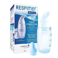 Respimer Netiflow Kit d'irrigation nasale + 6 sachets
