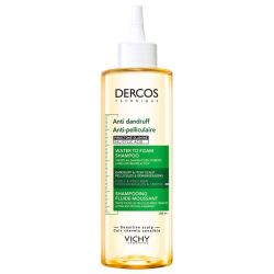 Vichy Dercos shampoing fluide moussant anti-pelliculaire cheveux bouclés crépus 200 ml