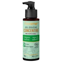 Florame Gel Douche Concentré Thé Vert et Menthe Fraîche 100 ml
