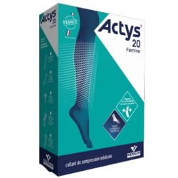 Innothera Actys 20 Bas de contention femme court classe 2