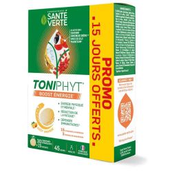 Sante Verte Toniphyt Boost goût Orange 30 +15 comprimés effervescents