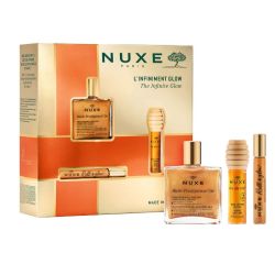 Coffret L'Infiniment Glow must-have - Huile Prodigieuse® Or 50ml + 2 Soins