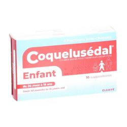 Coquelusedal enfant 10 suppositoires