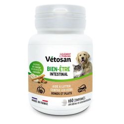 Clement-Thekan Vétosan Anti-Vers Chien et Chat 60 comprimé