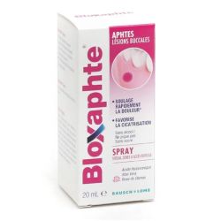Bausch & Lomb Bloxaphte spray aphtes lésions buccales 20ml