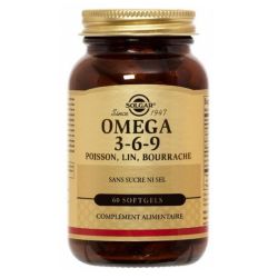 Solgar Poisson, Lin, Bourrache 60 gélules
