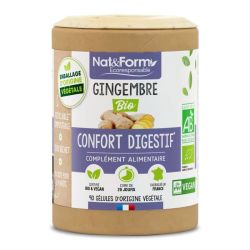 Nat&Form Écoresponsable Gingembre Bio 90 gélules