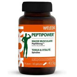 Weleda PeptiPower masse musculaire tonus et vitalité 60 gélules