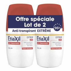 Etiaxil anti-transpirant Extrême 96H roll-on  2x50ml