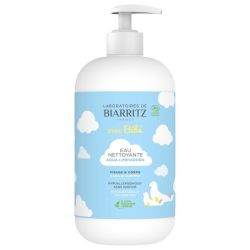 Laboratoires de Biarritz bébé eau nettoyante bio visage et corps 500ml