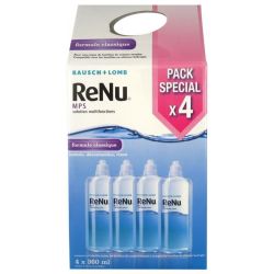 Bausch + Lomb ReNu MPS Solution Multifonctions Lot de 4 x 360 ml