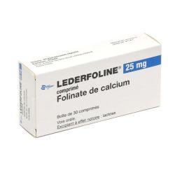 Lederfoline 25 mg Folinate de calcium 30 comprimés