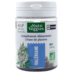 Nutriveggies Valériane Bio 40 gélules