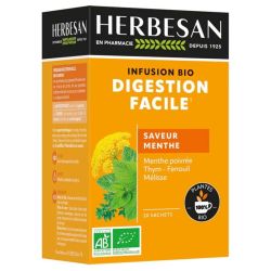 Herbesan Infusion Digestion Facile Bio 20 Sachets