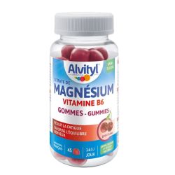 Alvityl Magnésium Vitamine B6 Cerise 45 Gummies
