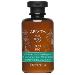 Apivita gel douche Refreshing Fig aux huiles essentielles 250 ml