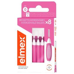 Elmex 8 Brossettes Interdentaires taille 0, 0.6mm