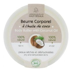 Haut-Ségala Beurre Corporel à l'Huile de Coco Bio 120 ml