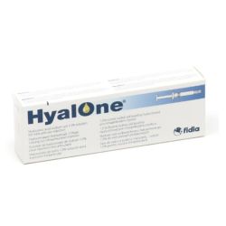 Hyalone Solution de hyaluronate de sodium 1,5 % seringue 4 ml