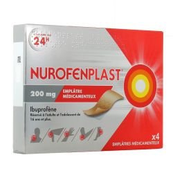 Nurofen Plast 200 mg 4 Emplâtres médicamenteux