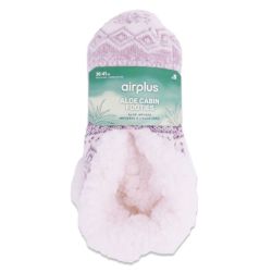 Airplus Aloe Cabin footies Chaussons hydratants mauves Pointure 36-41