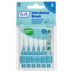 Tepe  Brossettes Interdentaires Original Bleu 0.6Mm, 6 Unités