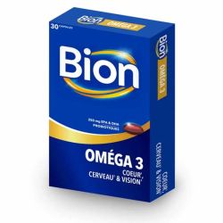 Bion3 Oméga 3 Coeur Cerveau et vision 30 capsules