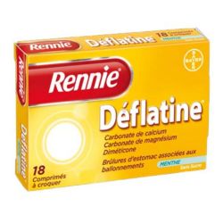 Rennie Deflatine 18 comprimés à croquer