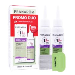 Pranarom Aromapoux lotion traitante flash anti-poux & lentes 2x100ml