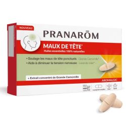 Pranarom Aromalgic maux de tête 8 comprimés