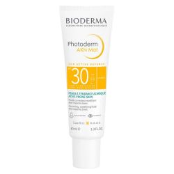 Bioderma Photoderm AKN Mat fluide correcteur matifiant anti imperfections SPF30 40ml