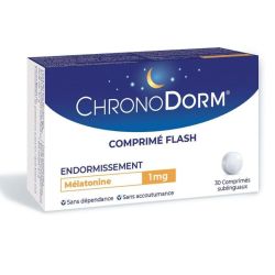 ChronoDorm Mélatonine 1 mg 30 comprimés sublinguaux