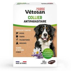 Clement-Thekan Vétosan Collier Répulsif Chien 68cm 1 unité