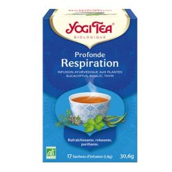 Yogi Tea Profonde respiration infusion ayurvédique 17 sachets
