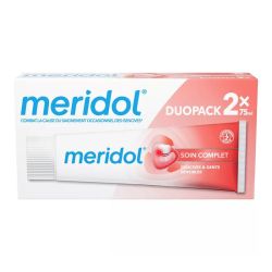 Meridol Dentifrice soin complet gencives et dents sensibles 2x75ml