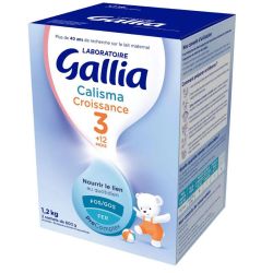 Gallia Calisma 3.croissance lait en poudre 12 Mois-3 Ans 2 x 600 g