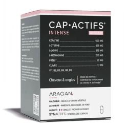 Aragan Synactifs CapActifs intense cheveux et ongles 120 gélules