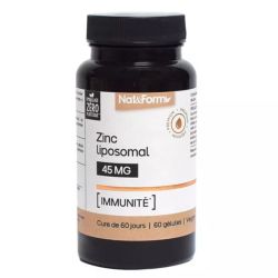 Nat&Form Zinc Liposomale 60 gélules