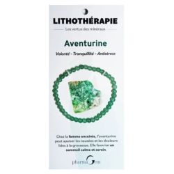 Bracelet de lithothérapie en Aventurine 4mm