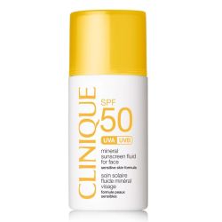 Clinique Sun soin solaire fluide minéral visage SPF50 30ml